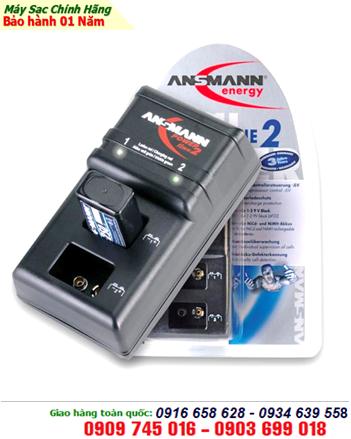 Ansman Powerline 2; Máy sạc pin 9v Ansman Powerline 2 _Sạc 1-2 pin 9v _loại máy sạc 02 khe sạc